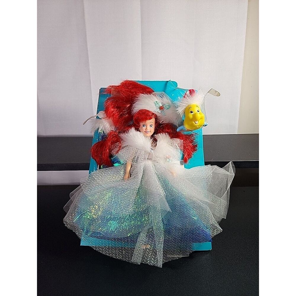NEW OPEN BOX TYCO The Little Mermaid Holiday Ariel Doll Disney Christmas Edition
